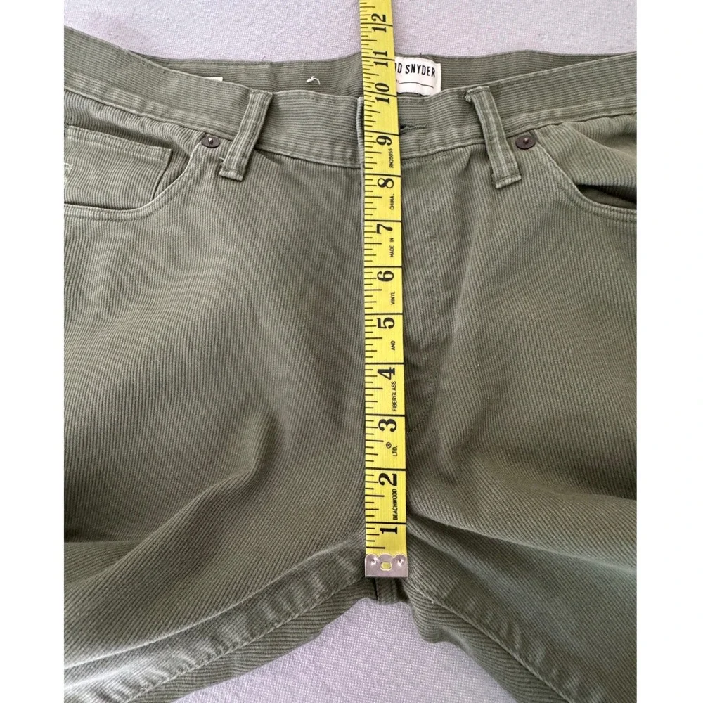 Todd Snyder Slim Fit Corduroy Pants 32 Green